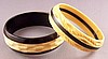 LG20 blk/cream celluloid bangles